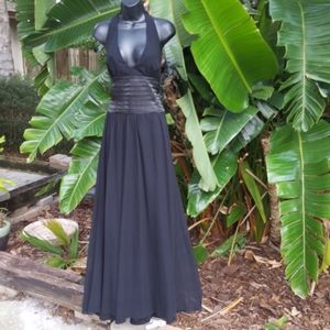 Bcbg halter gown